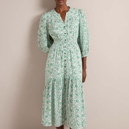 Aspen Cotton Blend Maxi Dress ...